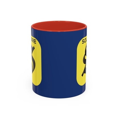 SolflareLogo Blue Accent Mug by cypherpunkgear.com