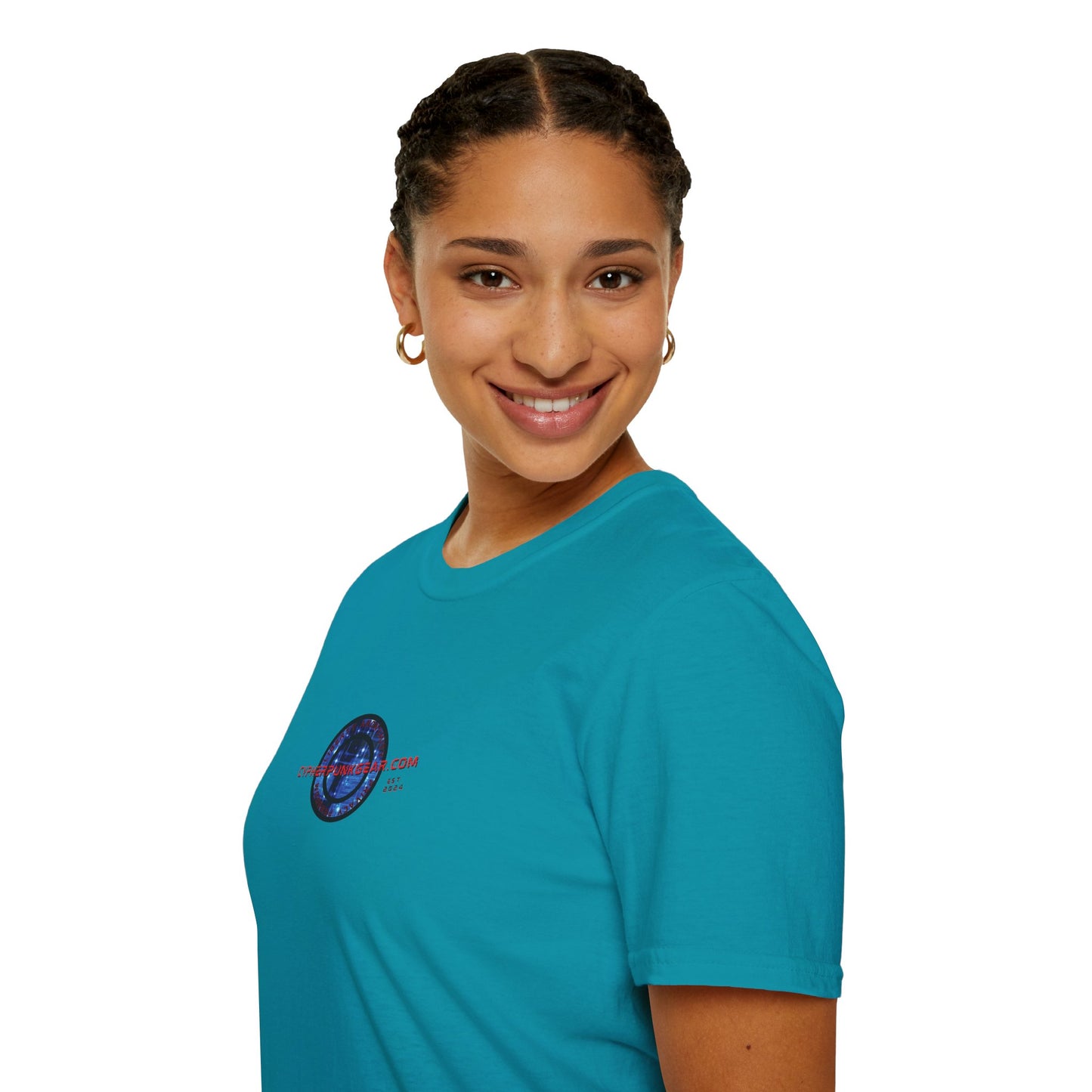 2-sided, cypherpunkgear.com logo Dark colors Unisex T-Shirt by cypherpunkgear.com