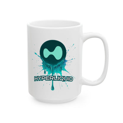 HYPE Drip White Mug by cypherpunkgear.com