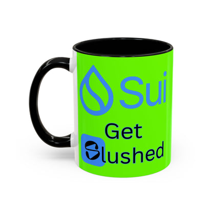 Sui: Get Slushed Green Accent Mug by cypherpunkgear.com