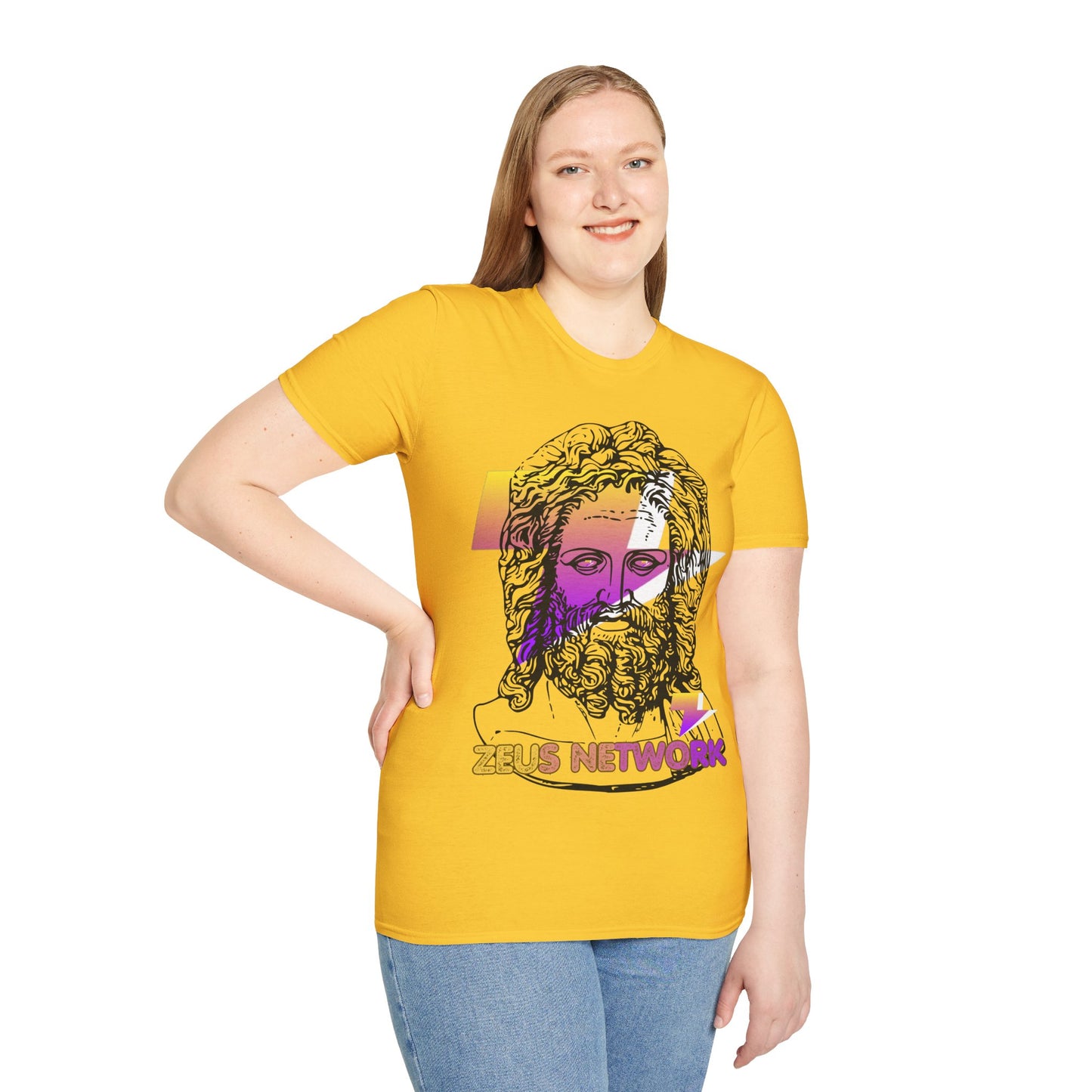 Zeus Network Light colors Unisex T-Shirt by cypherpunkgear.com