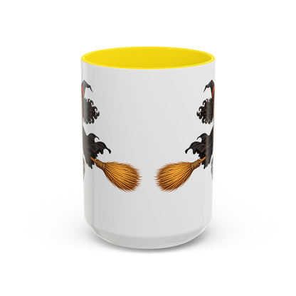 Velvet Vex White Accent Mug by CreepyCrafts.boo