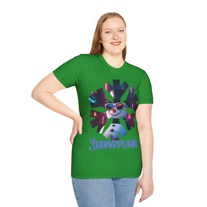 Snowpunk Dark colors Unisex T-Shirt by cypherpunkgear.com