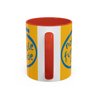 Non-Fungible Inside Yellow Accent Mug by cypherpunkgear.com