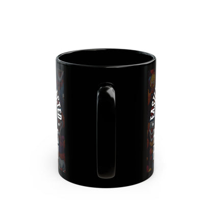 Easily Distracted by Heinous Fuckery Little Jincs Black Mug by cypherpunkgear