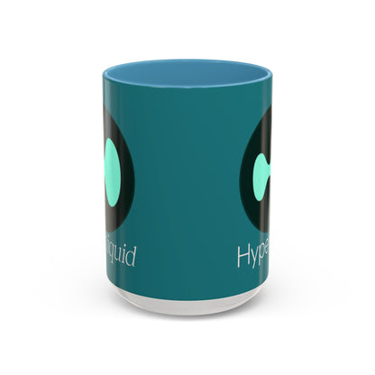 Hyperliquid White font Hyperliquid Accent Mug by cypherpunkgear.com