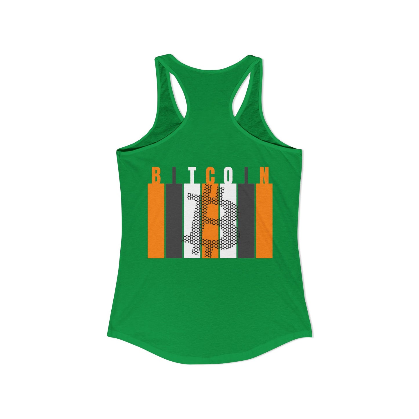 2-sided, Bitcoin (BTC) Decentralized Freedom Women's Racerback Tank Top by cypherpunkgear.com