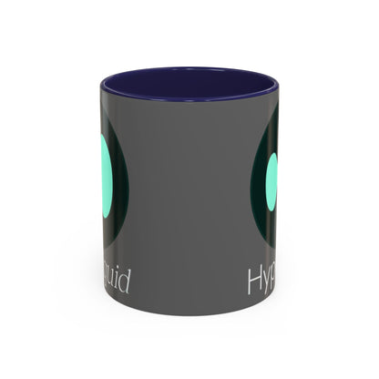 Hyperliquid White font Grey Accent Mug by cypherpunkgear.com