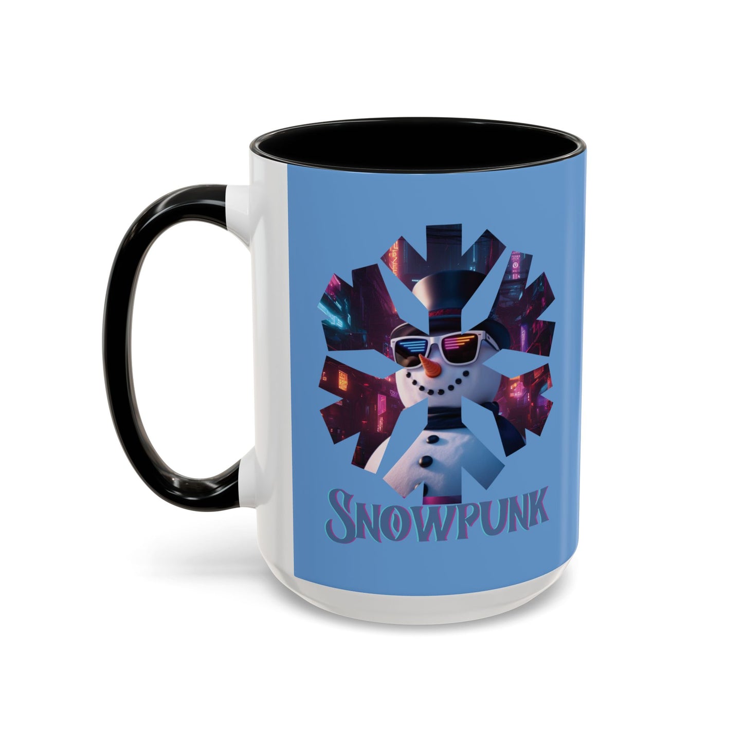 Snowpunk Accent Mug by cypherpunkgear