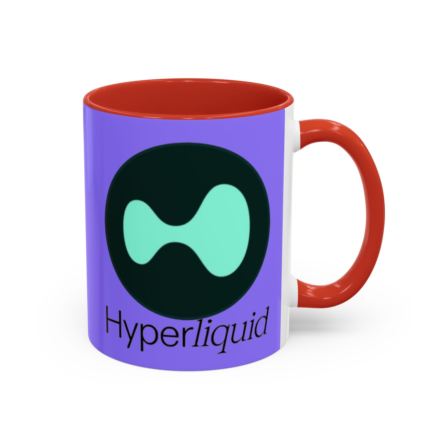 Hyperliquid Black font Light Purple Accent Mug by cypherpunkgear.com