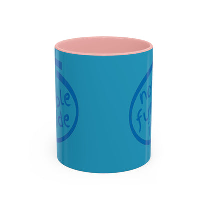 Non-Fungible Inside Turquoise Accent Mug by cypherpunkgear.com