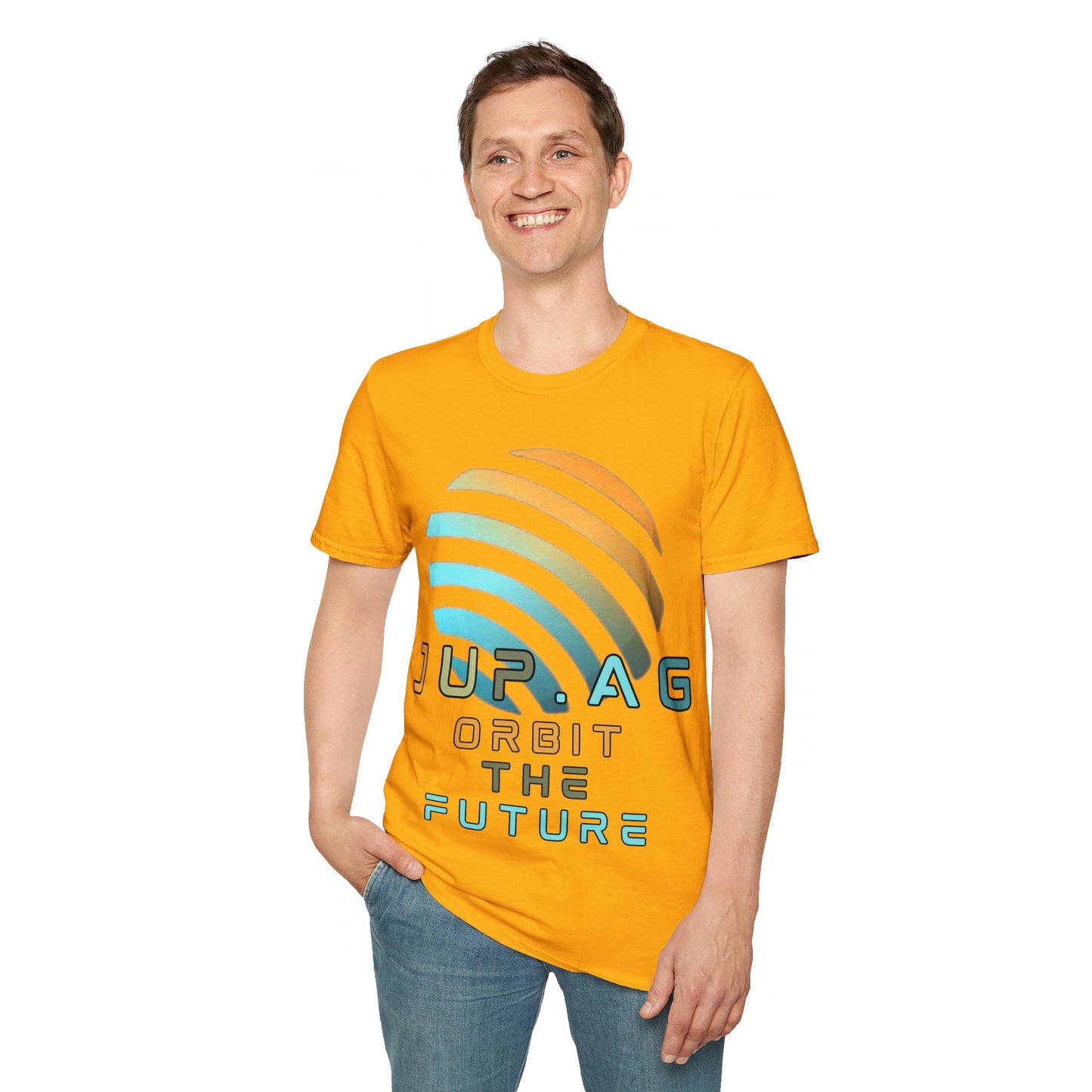 Jupiter (JUP) Orbit the Future LTcolors Unisex T-Shirt by cypherpunkgear