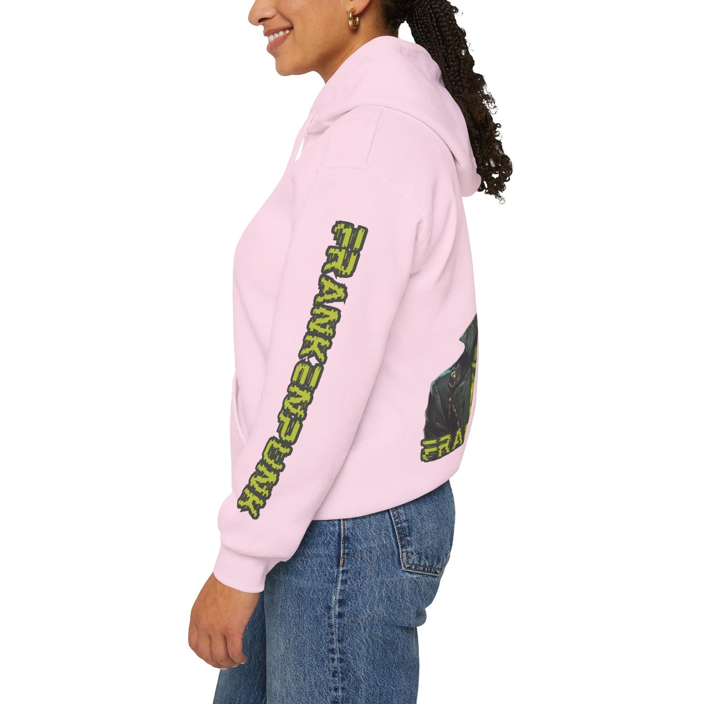 Frankenpunk Hoodie Unisex Hooded Sweatshirt by CreepyCrafts.boo