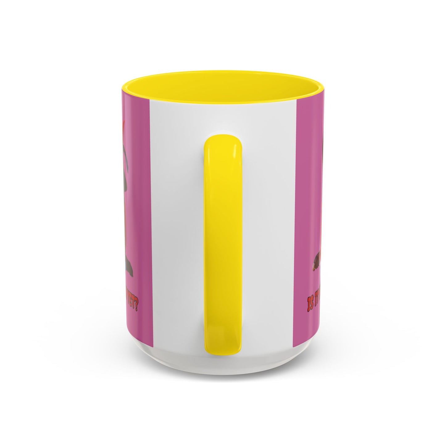 Is it Halloween yet? Pink Accent Mug by CreepyCrafts.boo