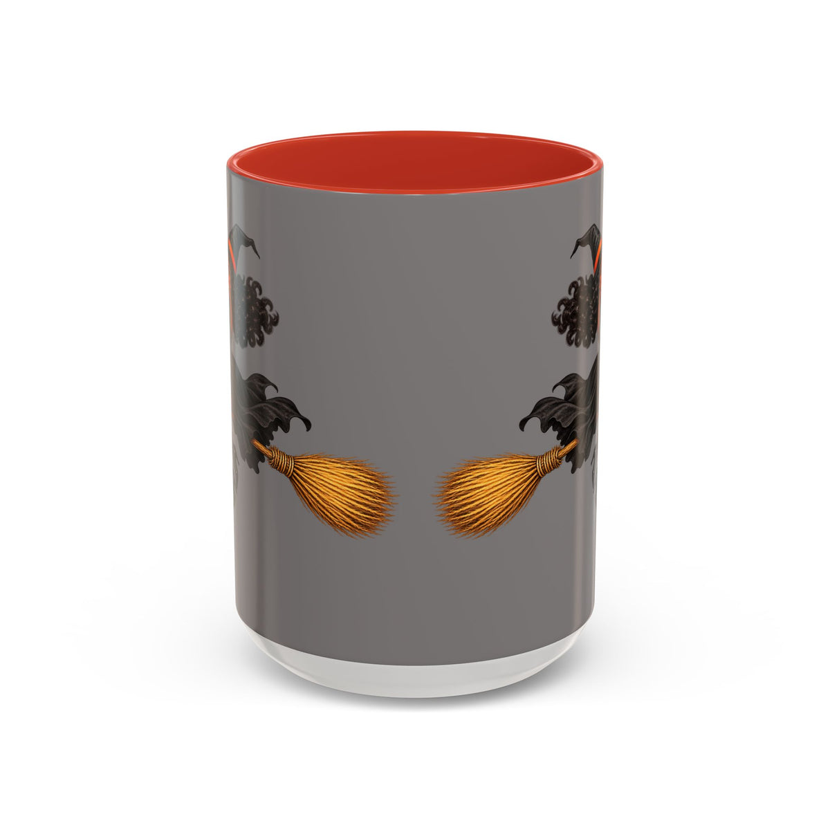 Velvet Vex Grey Accent Mug by CreepyCrafts.boo