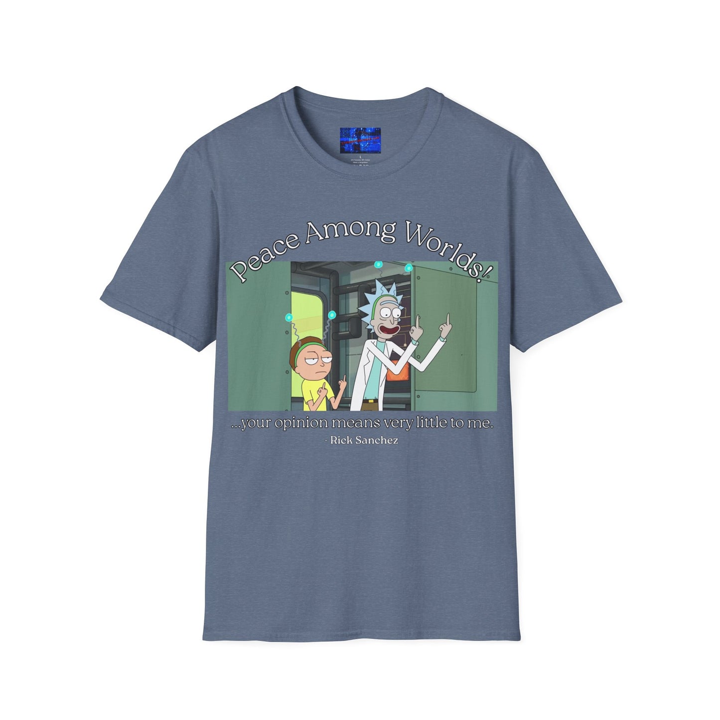 Peace Among Worlds! Dark colors Unisex T-Shirt by cypherpunkgear.com
