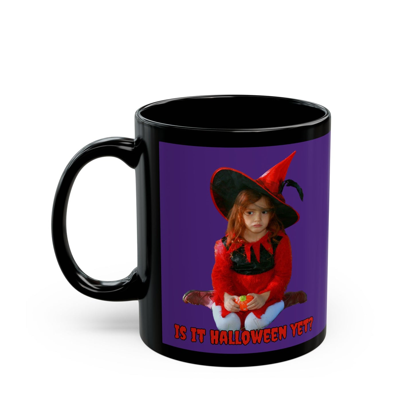 Is it Halloween yet? Purple Mug by CreepyCrafts.boo