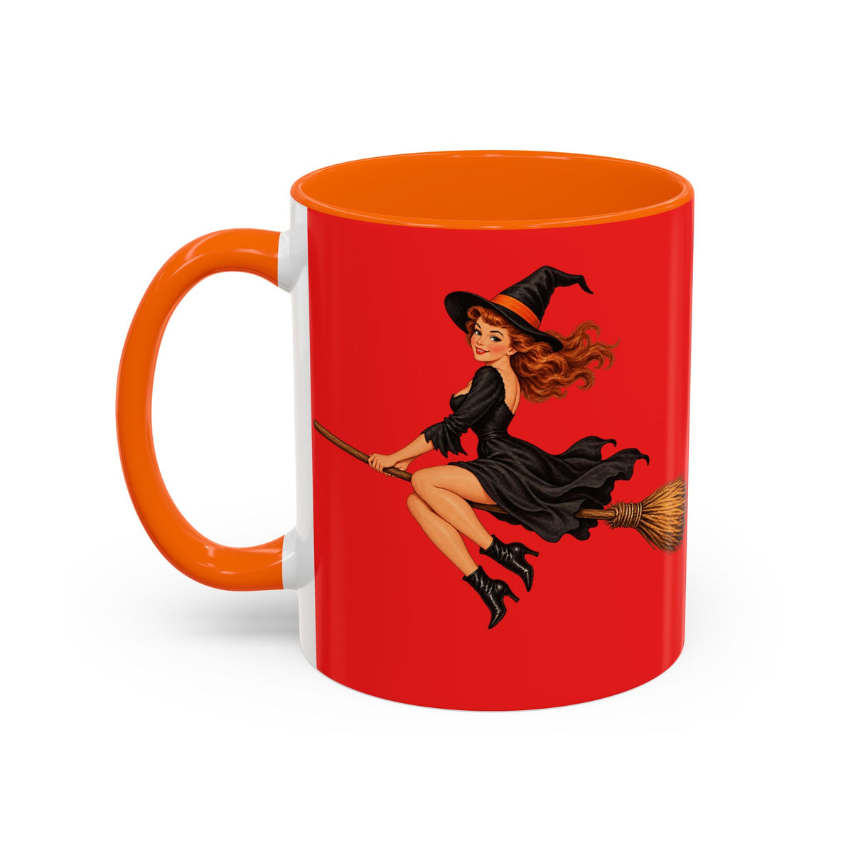 Hazel Hex Red Accent Mug by CreepyCrafts.boo