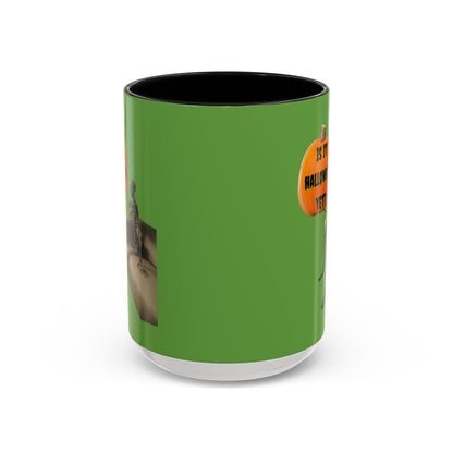 Is it Halloween yet? Skeleton's Pumpkin Accent Mug by CreepyCrafts.boo