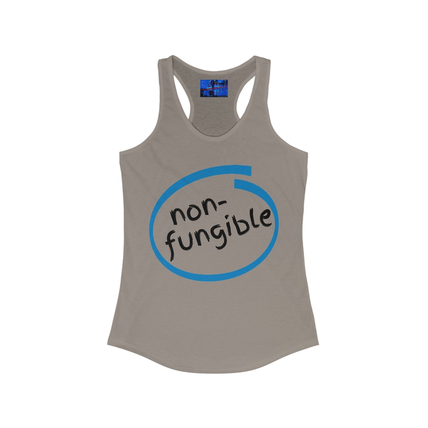 Nonfungible Women's Racerback Tank Top by cypherpunkgear