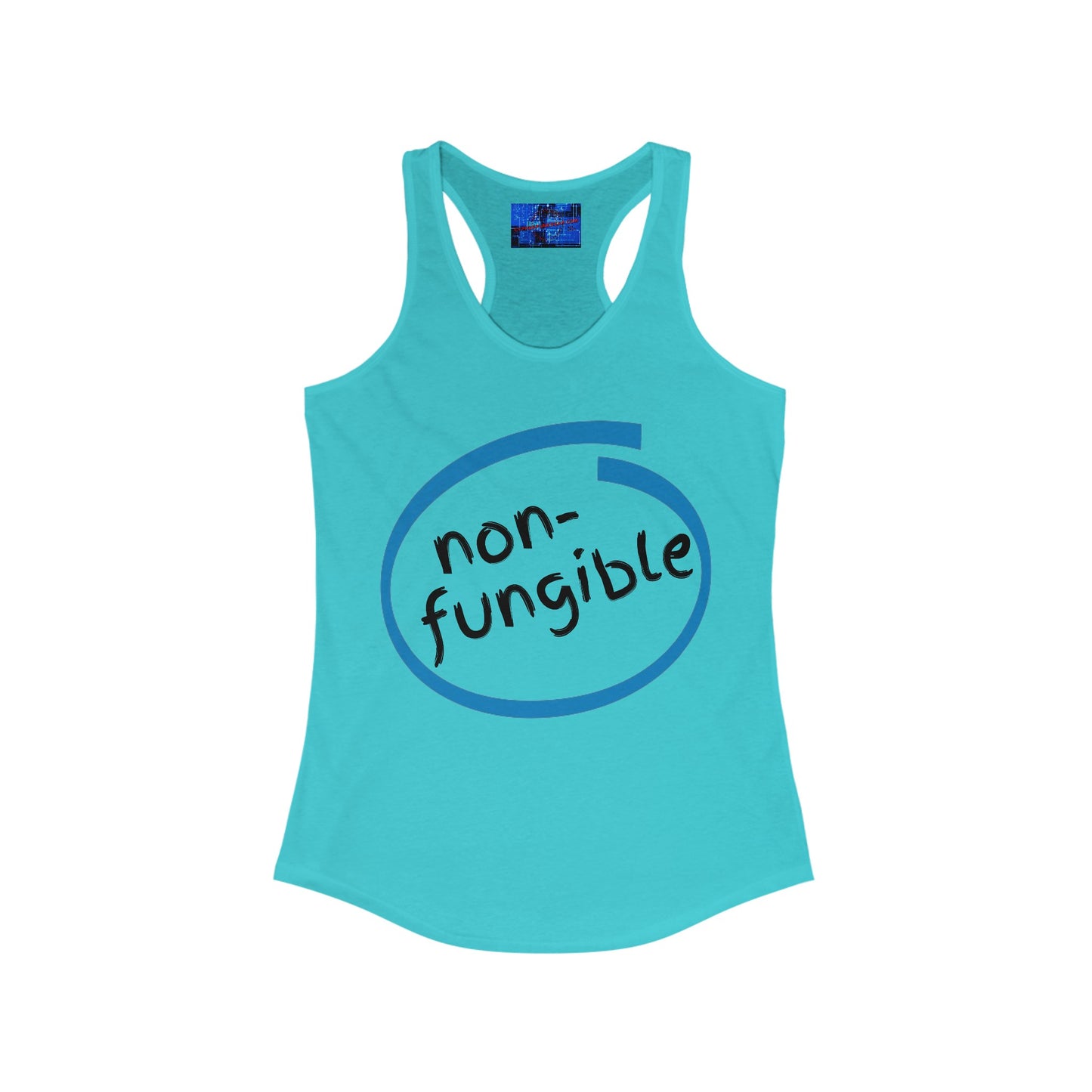 Nonfungible Women's Racerback Tank Top by cypherpunkgear