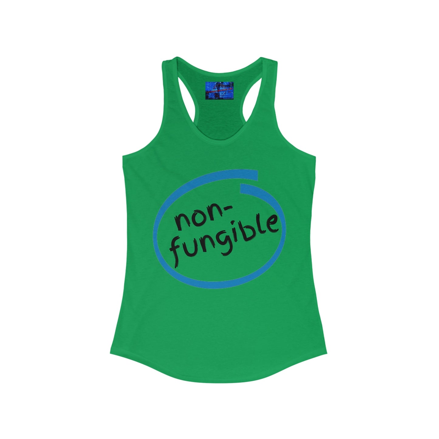 Nonfungible Women's Racerback Tank Top by cypherpunkgear