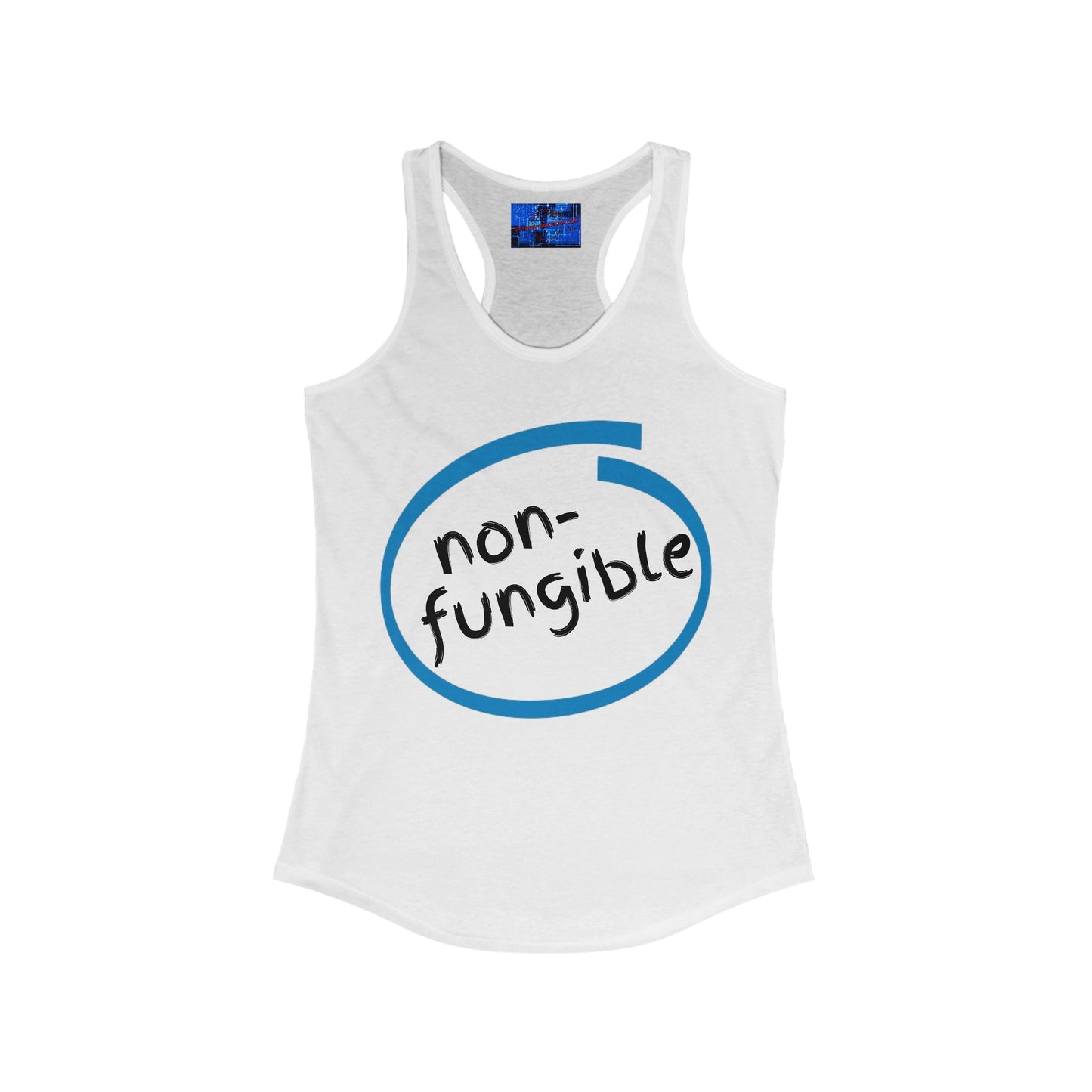 Nonfungible Women's Racerback Tank Top by cypherpunkgear