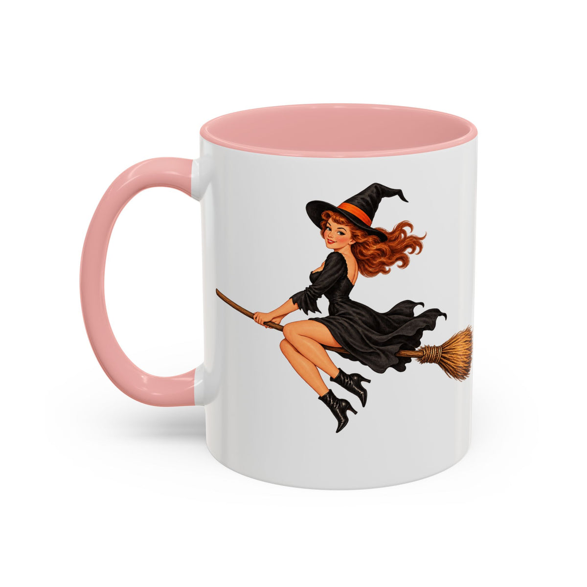 Hazel Hex White Accent Mug by CreepyCrafts.boo
