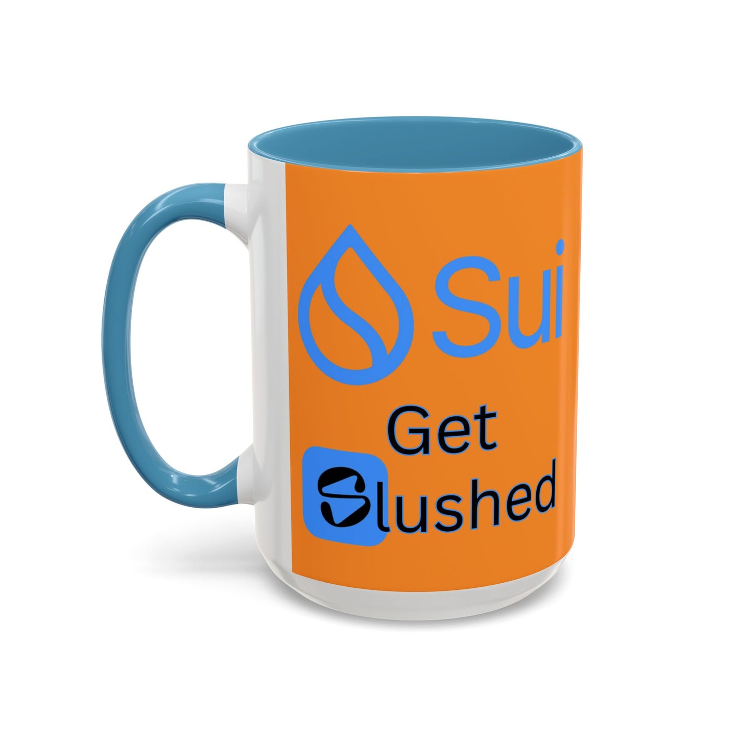 Sui: Get Slushed Orange Accent Mug by cypherpunkgear.com