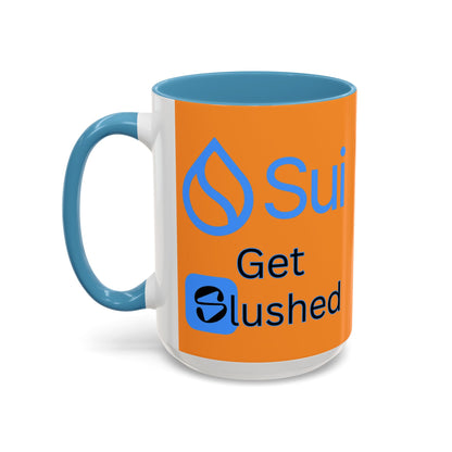 Sui: Get Slushed Orange Accent Mug by cypherpunkgear.com