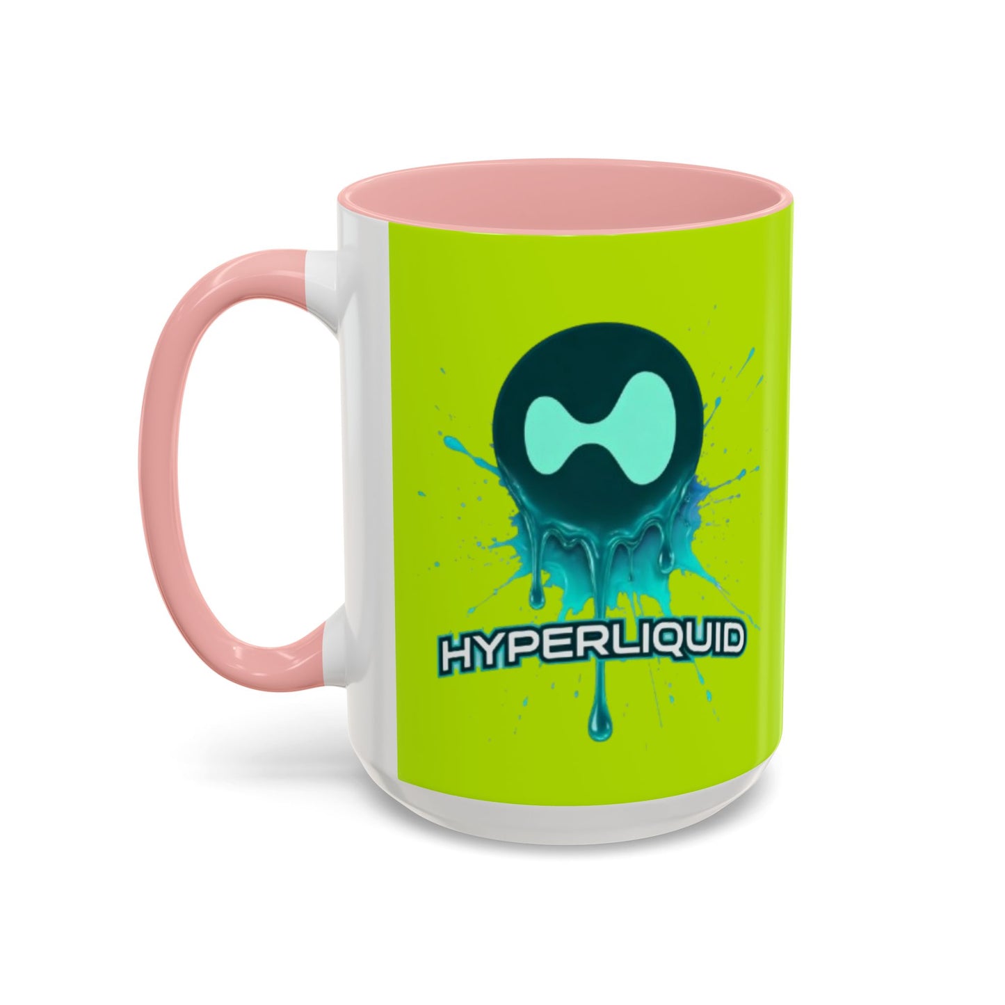 HYPE Drip Yellow Accent Mug by cypherpunkgear.com