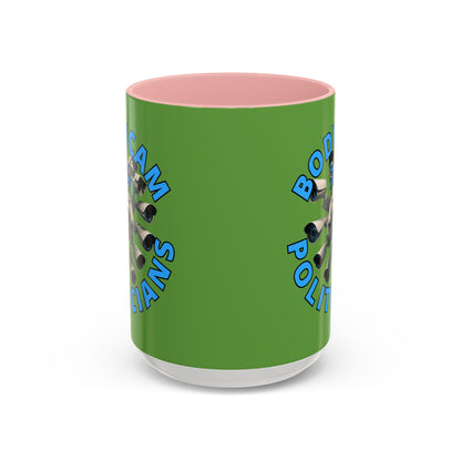 Bodycam the Politicians Cameras Green Accent Mug by cypherpunkgear.com