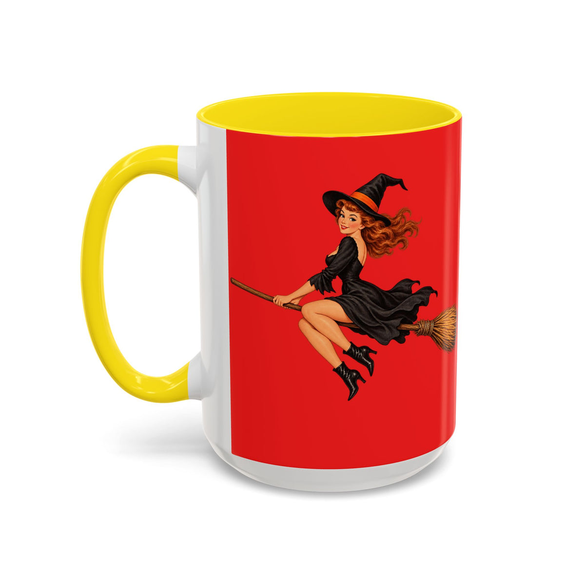 Hazel Hex Red Accent Mug by CreepyCrafts.boo
