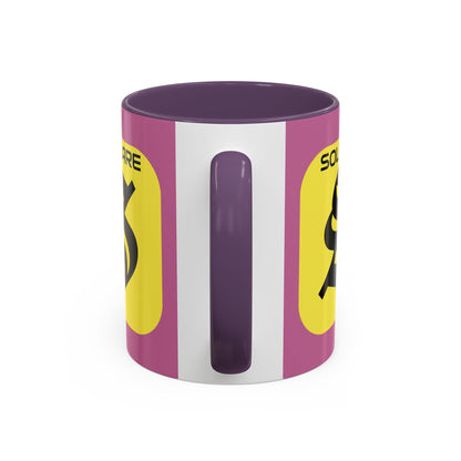 SolflareLogo Pink Accent Mug by cypherpunkgear.com