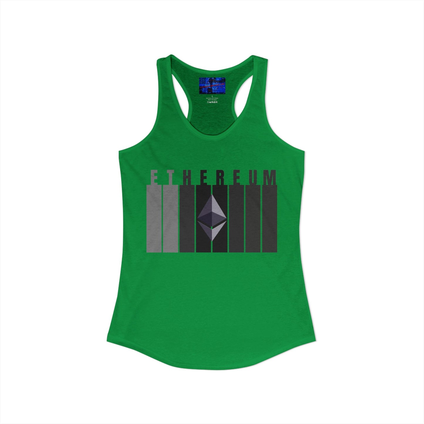 Ethereum (ETH) Women's Racerback Tank Top by cypherpunkgear.com
