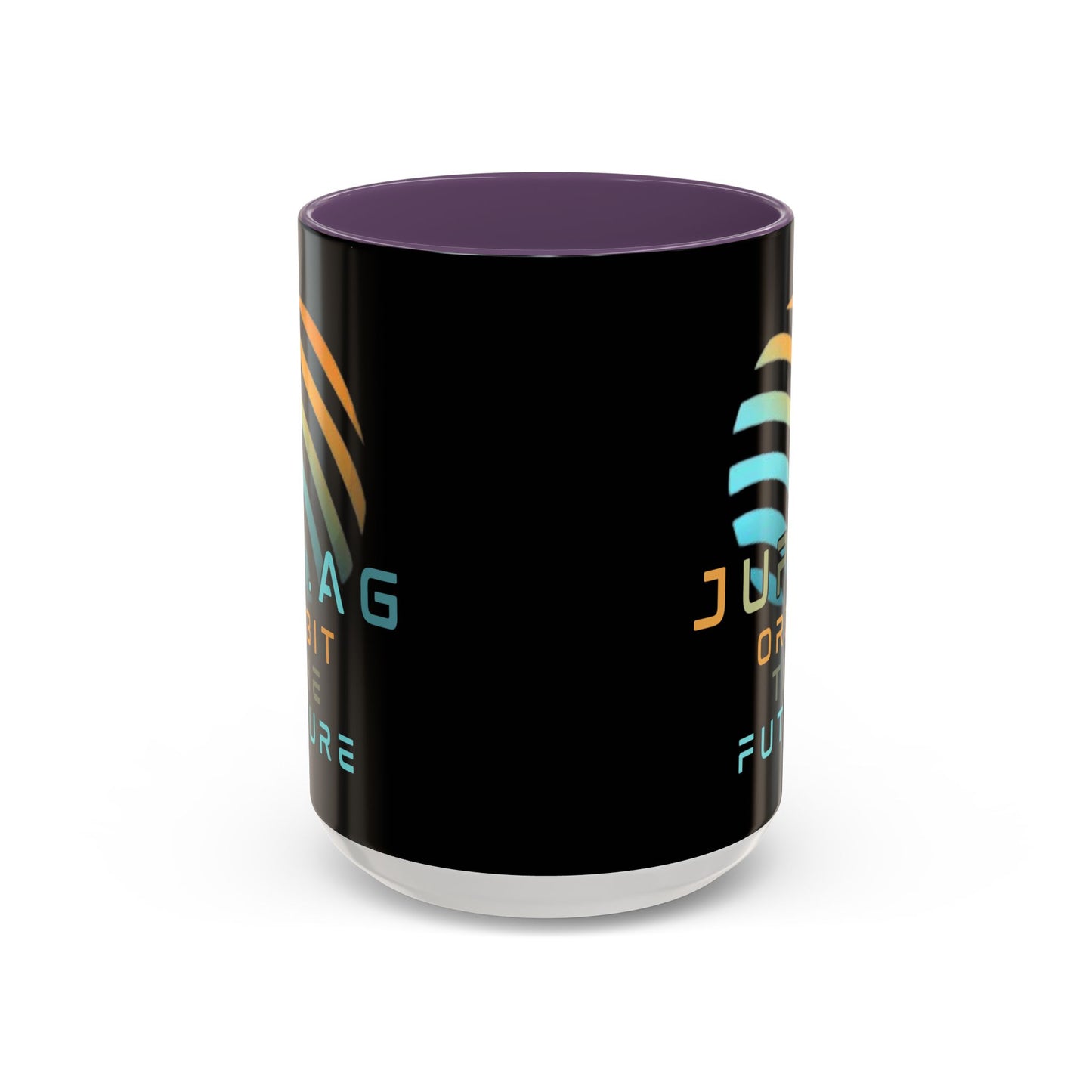 Jupiter (JUP) Orbit the Future Black Accent Mug by cypherpunkgear.com