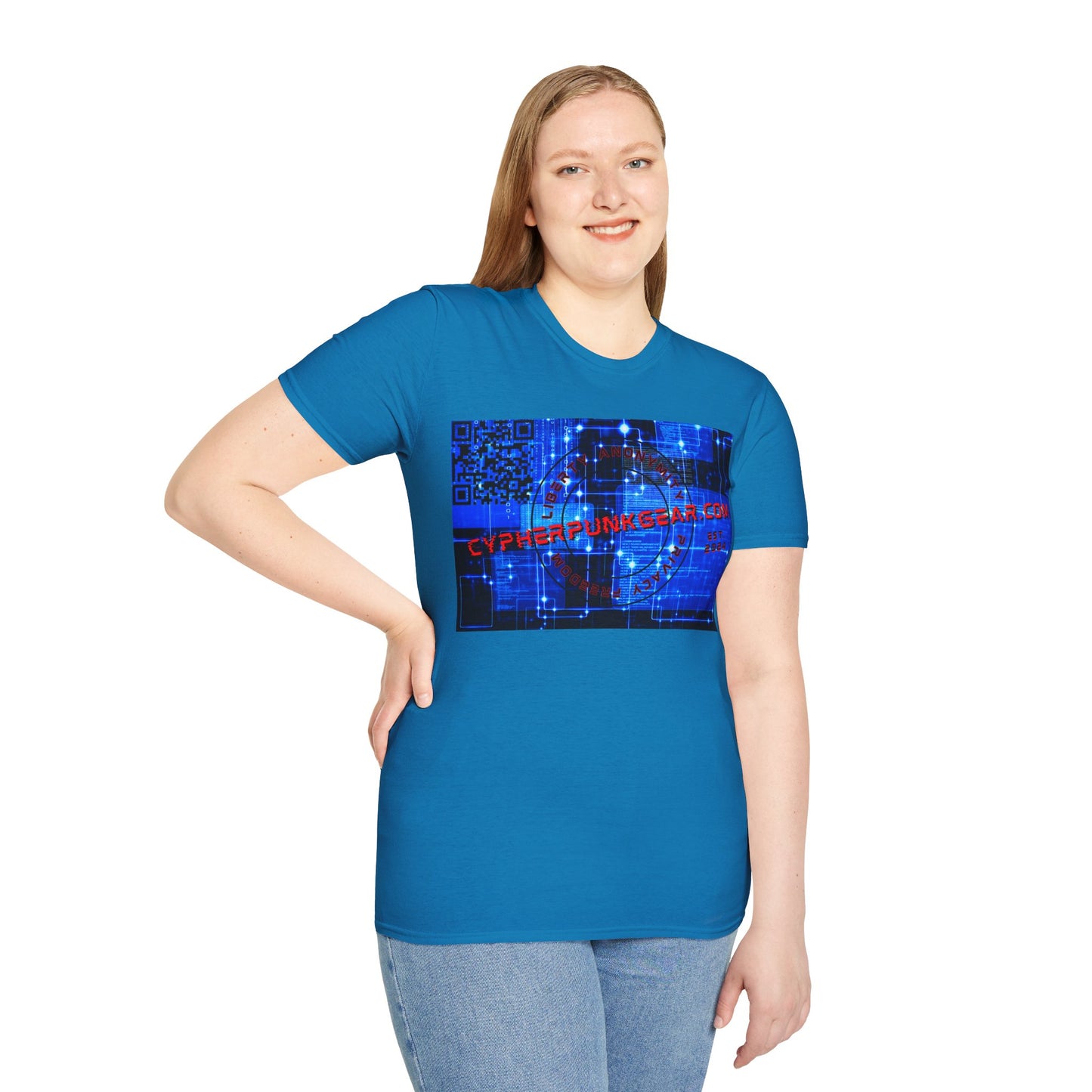 Cypherpunkgear.com logo Dark colors Unisex T-Shirt by cypherpunkgear.com