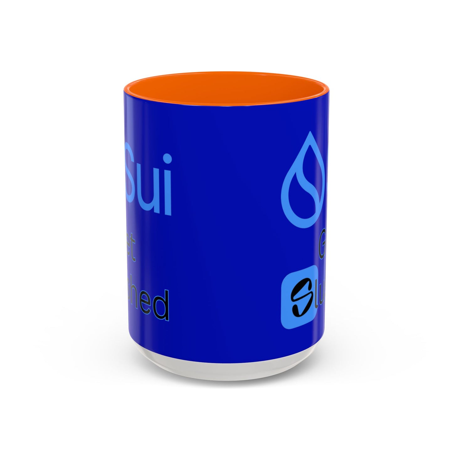 Sui: Get Slushed Dark Blue Accent Mug by cypherpunkgear.com