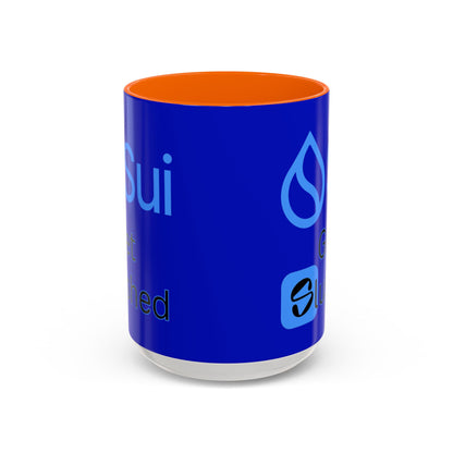 Sui: Get Slushed Dark Blue Accent Mug by cypherpunkgear.com