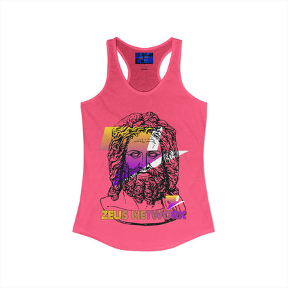 Zeus Network Women's Racerback Tank Top by cypherpunkgear.com