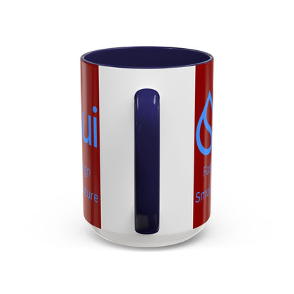 SUI Red Accent Mug by cypherpunkgear.com