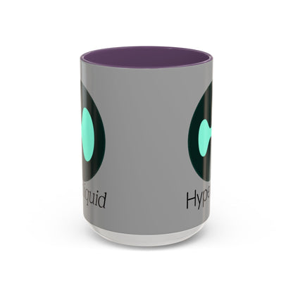 Hyperliquid Black font Grey Accent Mug by cypherpunkgear.com