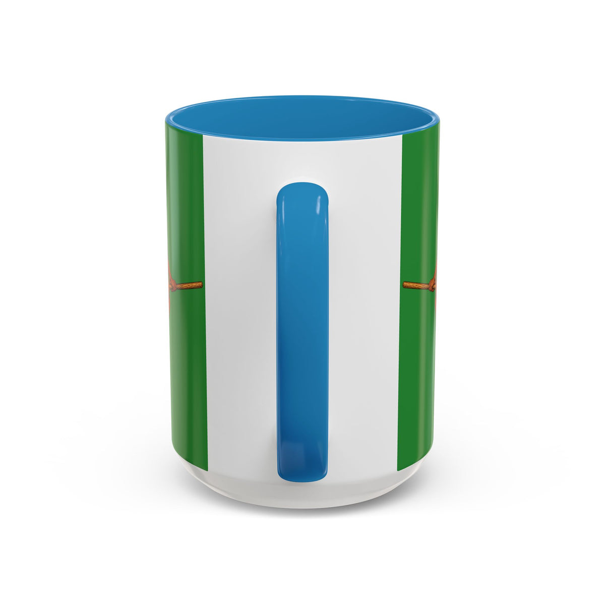 Velvet Vex Green Accent Mug by CreepyCrafts.boo