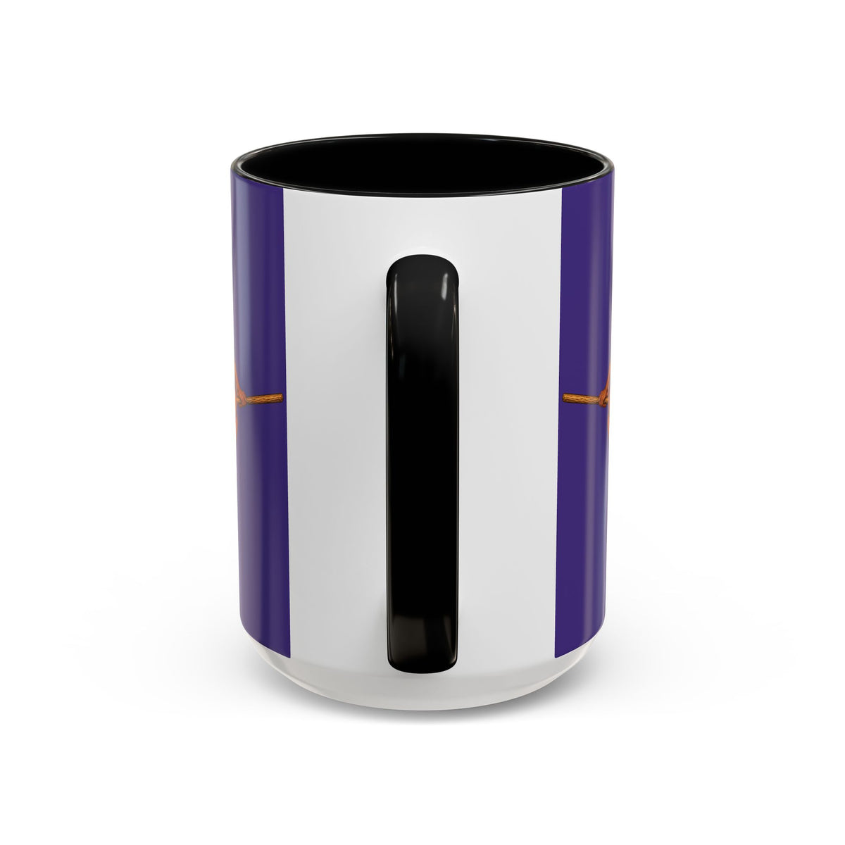 Velvet Vex Purple Accent Mug by CreepyCrafts.boo