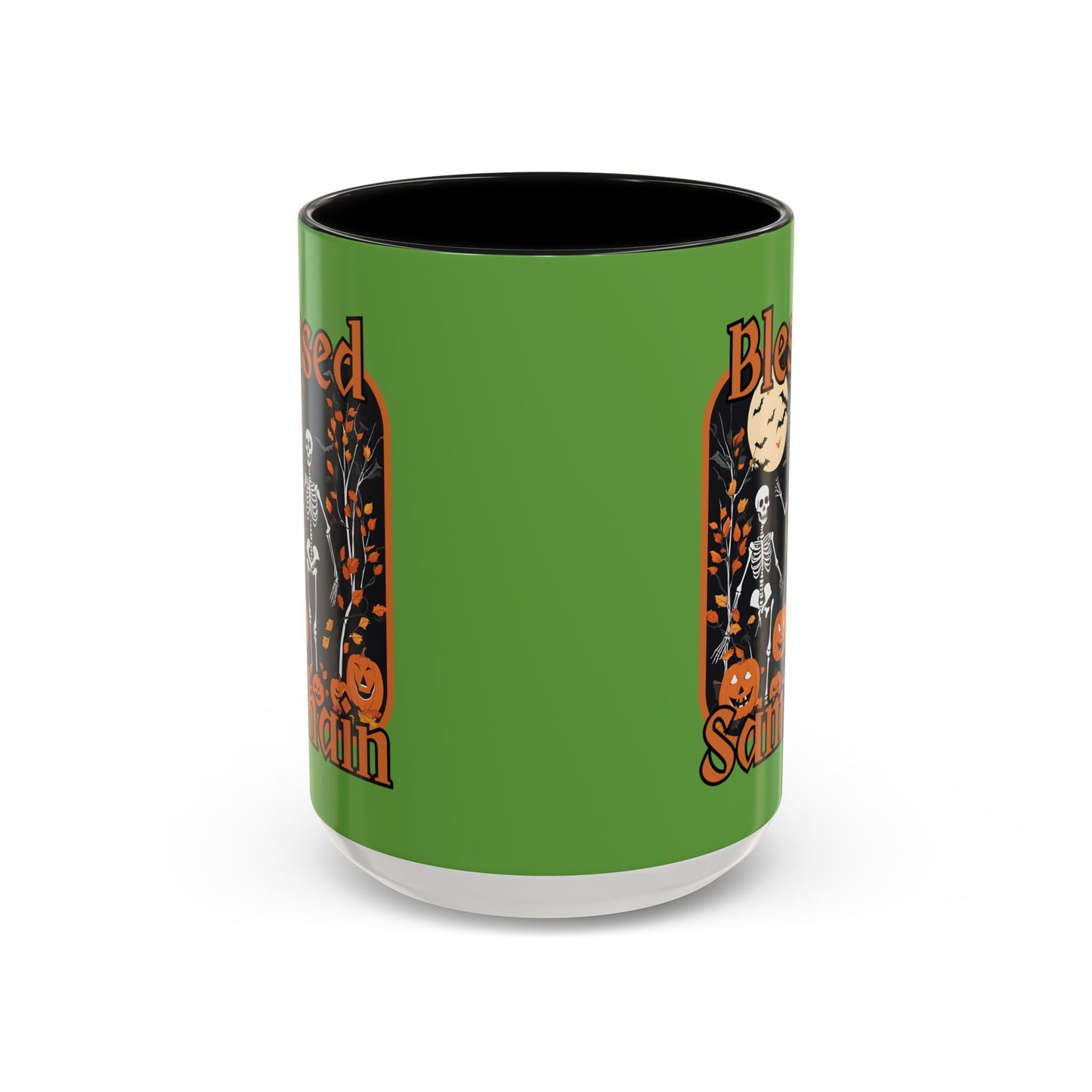 Spooktacular Skeletons of Samhain Accent Mug by CreepyCrafts.boo