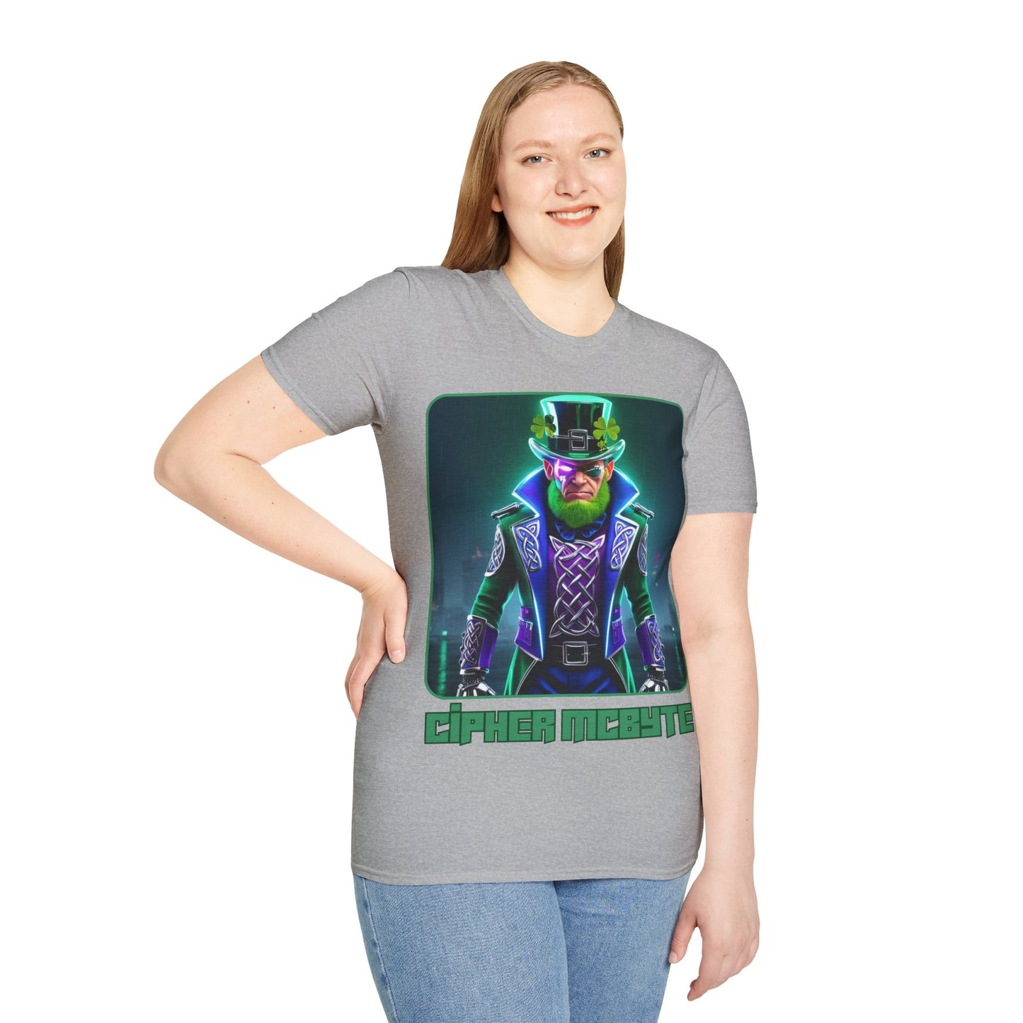 Cipher McByte Light colors Unisex T-Shirt by cypherpunkgear.com