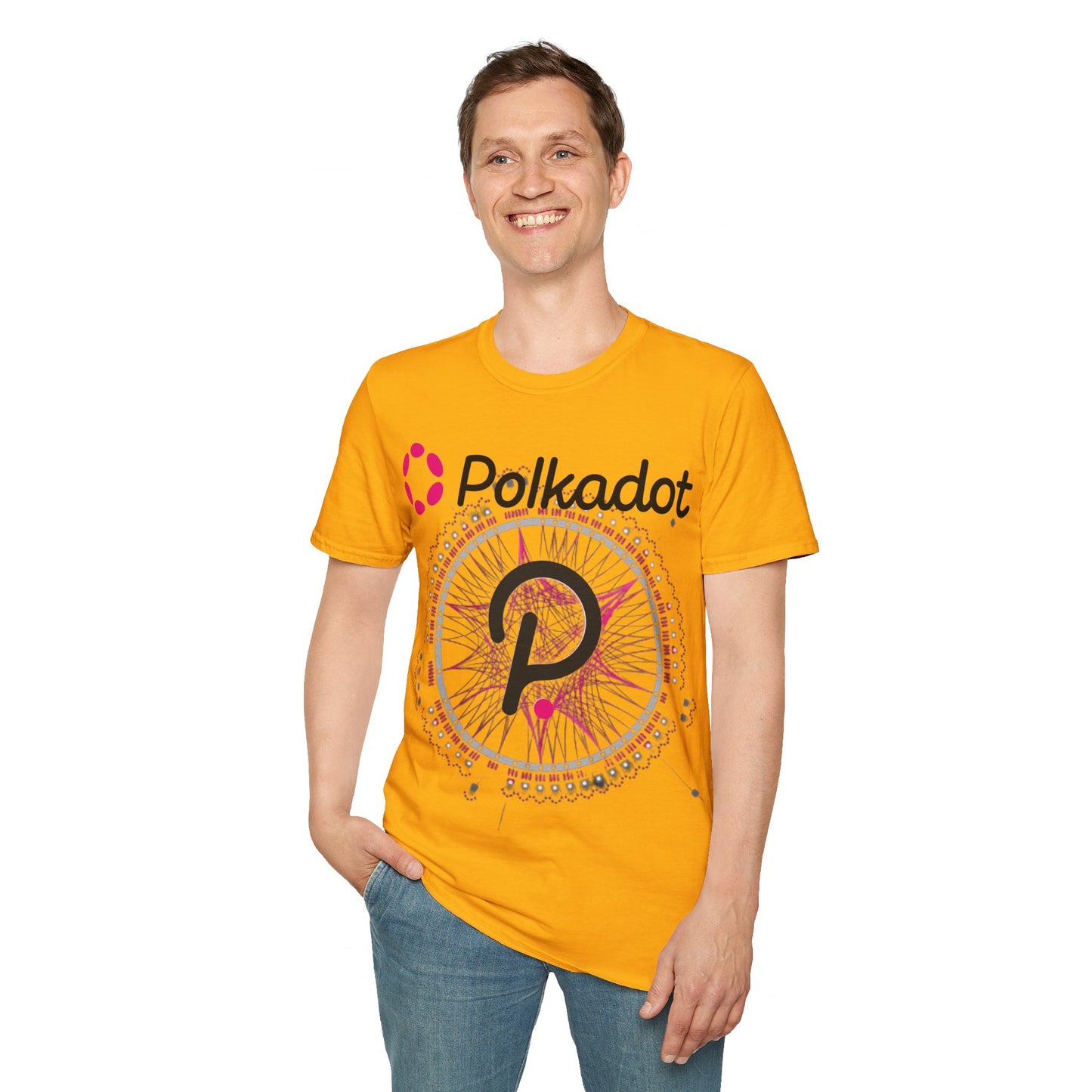 Polkadot (DOT) LTcolors Unisex T-Shirt by cypherpunkgear