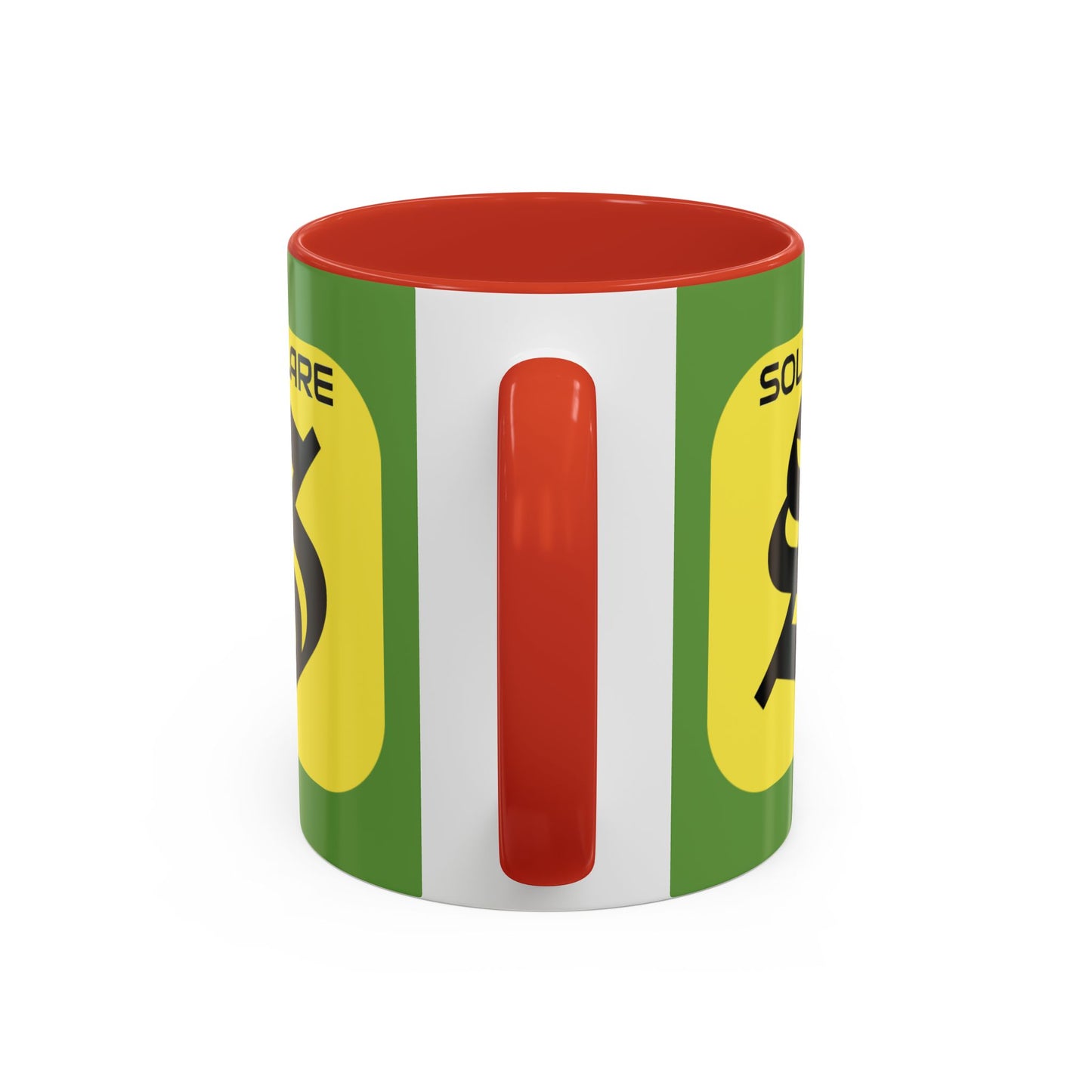 SolflareLogo Green Accent Mug by cypherpunkgear.com