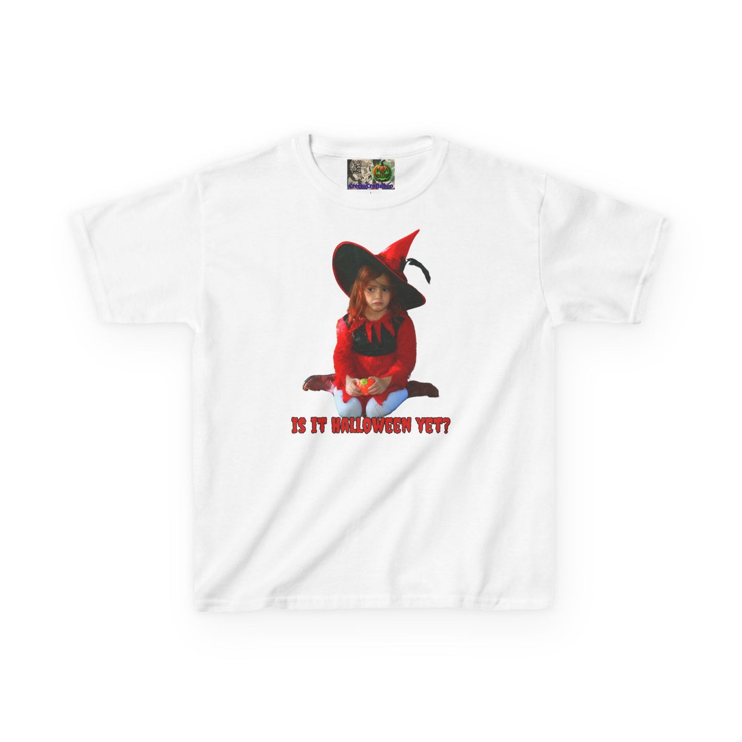 Is it Halloween yet? Kids Heavy Cotton™ Tee by CreepyCrafts.boo