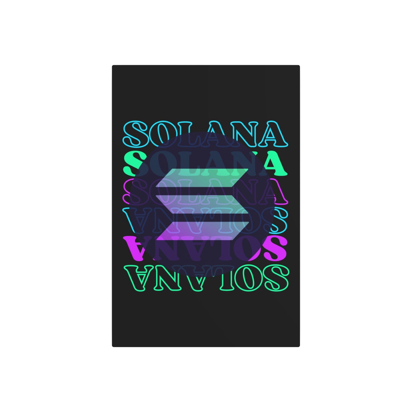 ¡Solana! ¡Solana! Solana por cypherpunkgear! Muestra del arte del metal